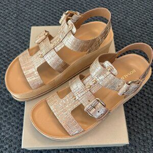 Donald Pliner Jesmin Platform Fisherman Sandals, Camel, Size 8